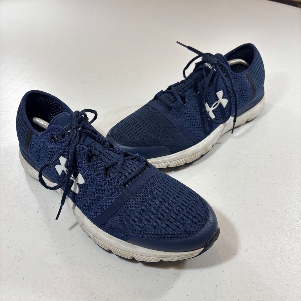 Under Armour Speedform Gemini 3 Navy Blue Running Shoes Mens 14 3020661-400